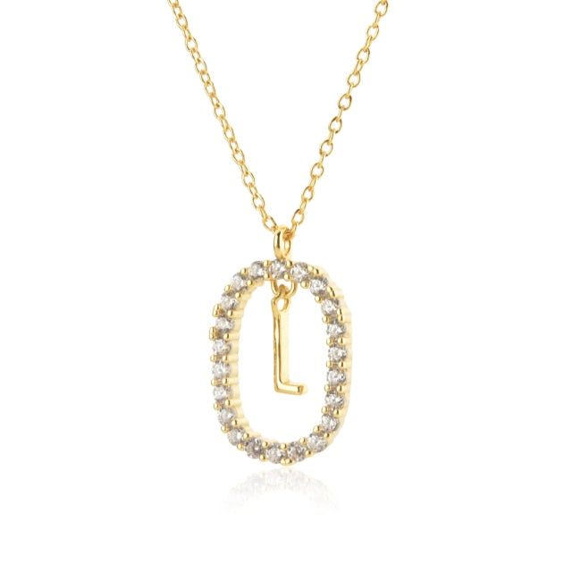 Collar White Spring Inicial Oro