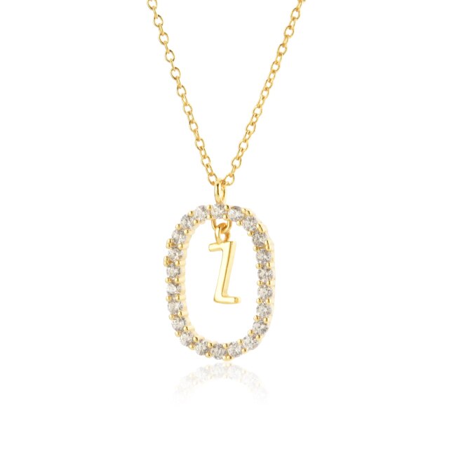 Collana White Spring Iniziale Oro