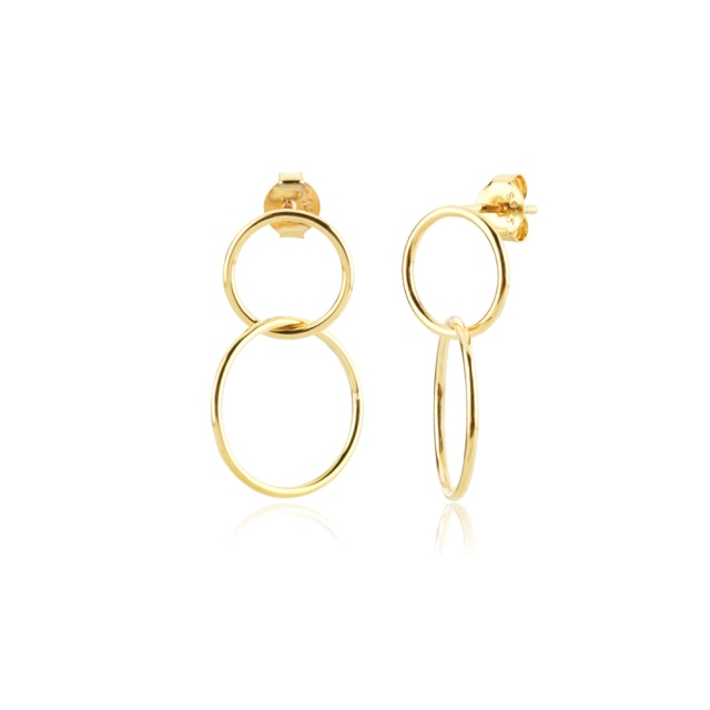 Pendientes Two Oro