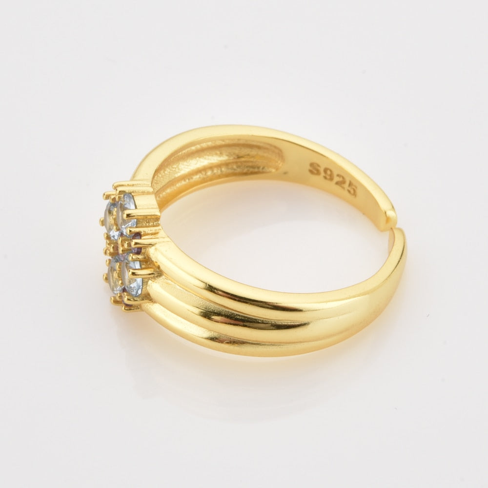 Anillo Parisa Lila Oro