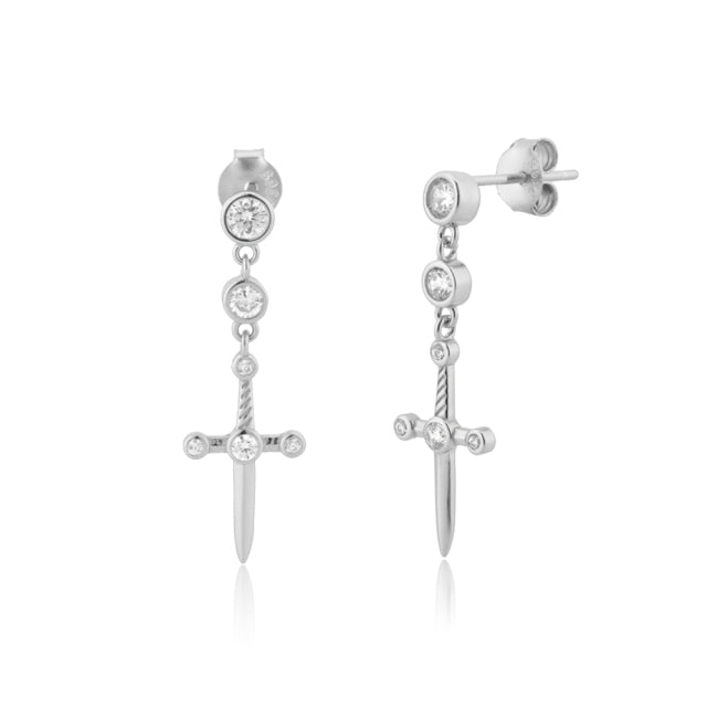 Pendientes Revenge Plata