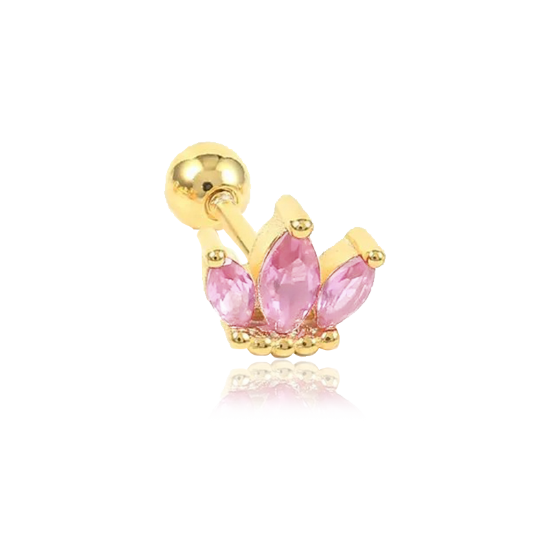 Pendiente Tulipán Rosa Claro
